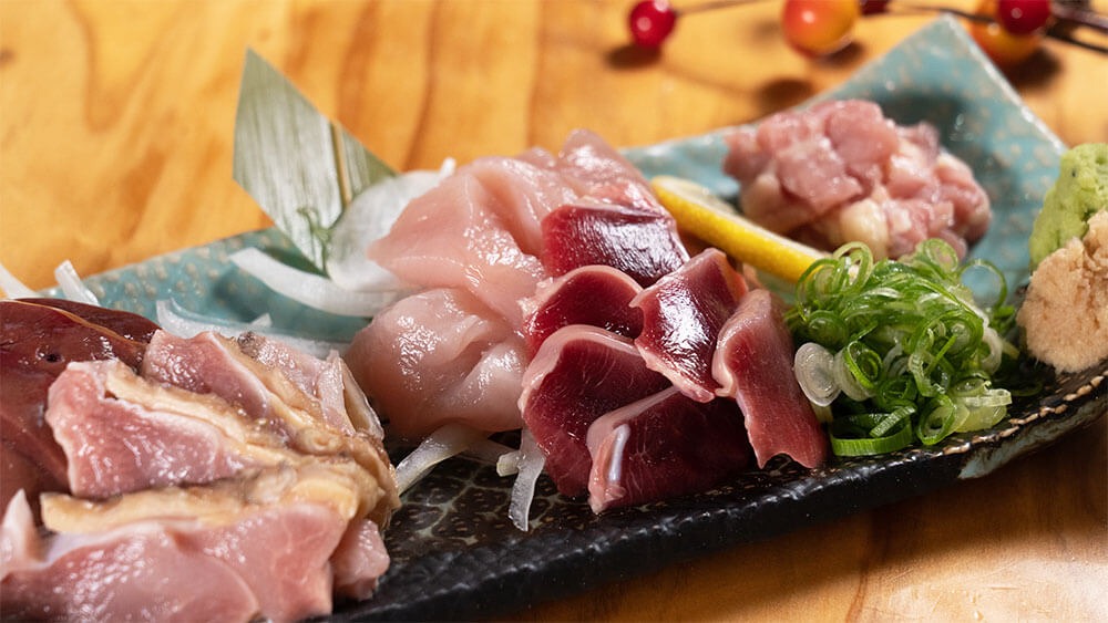 当店自慢の鳥刺し